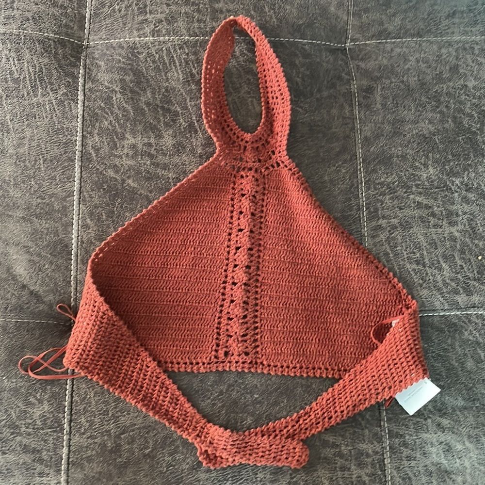 NWT American Eagle Outfitters Rust Halter Top - Picture 8 of 8